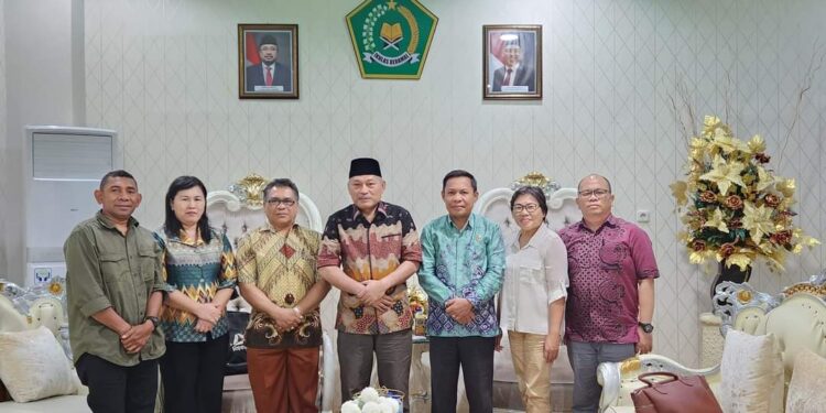 Kakanwil Terima Kunjungan Pokjaluh Agama Katolik