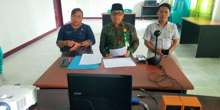 Kakan Kemenag Sangihe Ikuti Rapat Usulan Kebutuhan ASN Tahun 2024