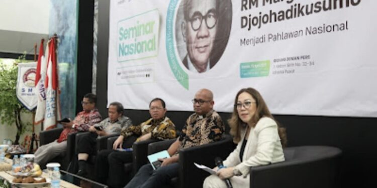SMSI Gelar Seminar Nasional Usulkan RM Margono Djojohadikusumo Jadi Pahlawan.