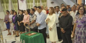 Hengky Honandar Kukuhkan Panitia Sidang Tahunan KGPM 2027, Perkuat Sinergi Gereja dan Pemkot Bitung